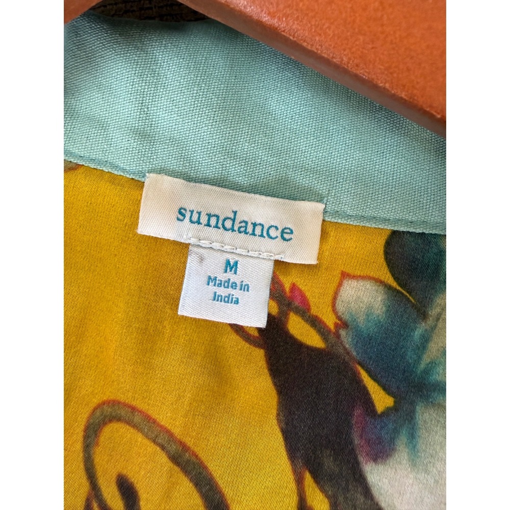 Sundance Womens Floral Embroidered Jacket Boho Size M Cottage Whimsical Artsy - Picture 3 of 12